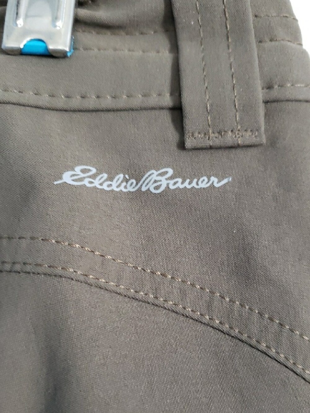 Eddie Bauer Womens Olive, First Ascent Guide Shorts - Picture 5 of 6